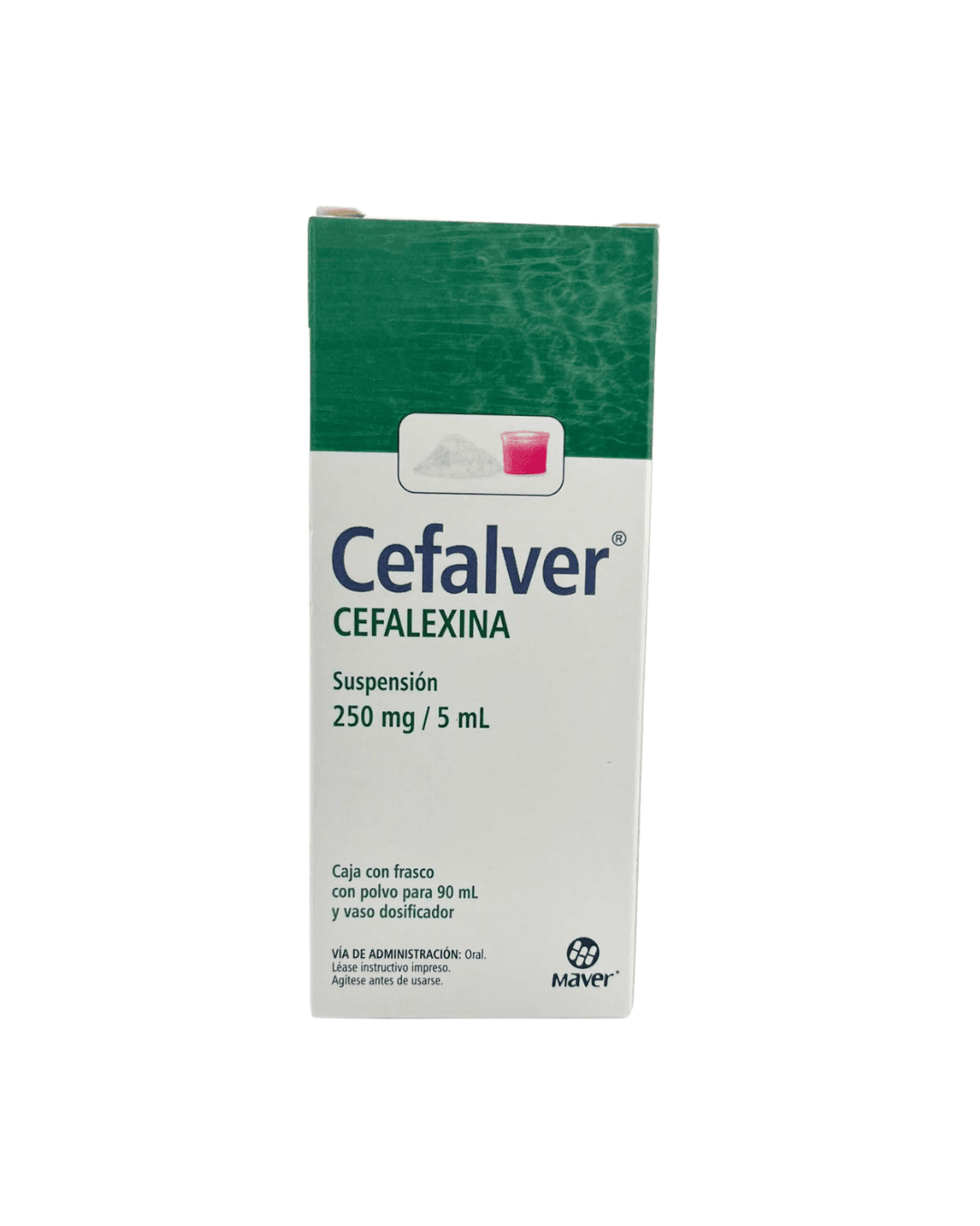 Cefalver suspensión de 250 mg