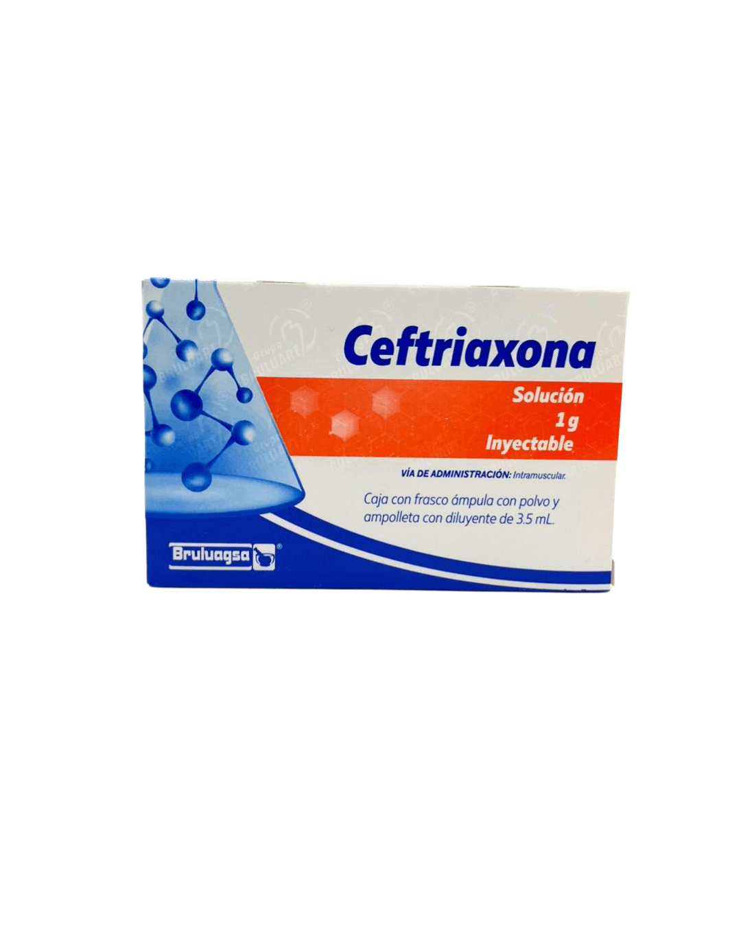 Ceftriaxona inyectable de 1 g