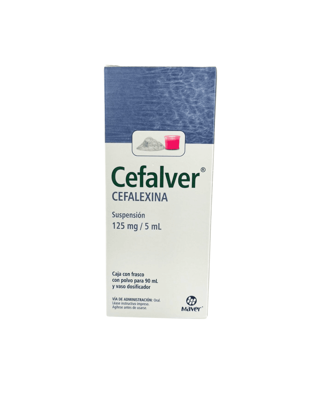 Cefalver suspensión de 125 mg