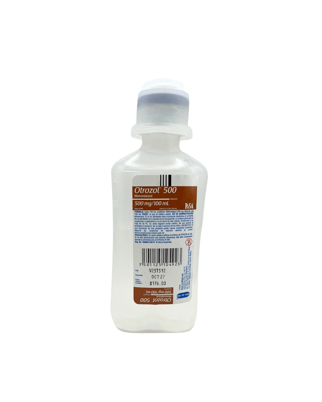 Otrozol 500 solución intravenosa