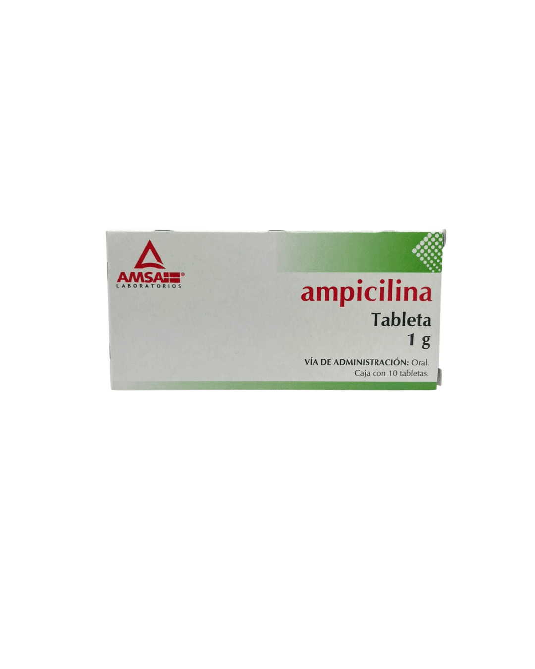 Ampicilina de 1 mg