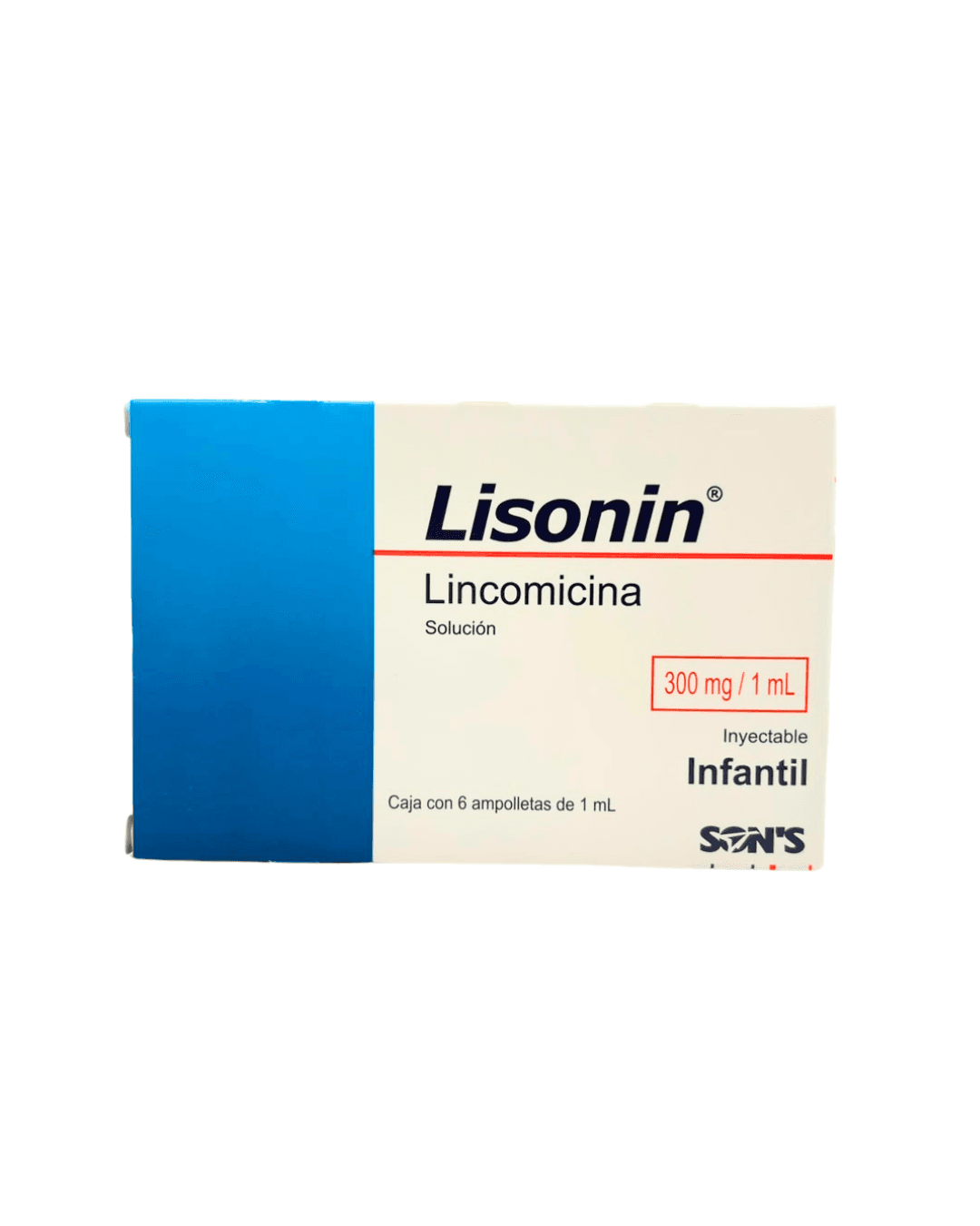Lisonin 300 mg inyectable