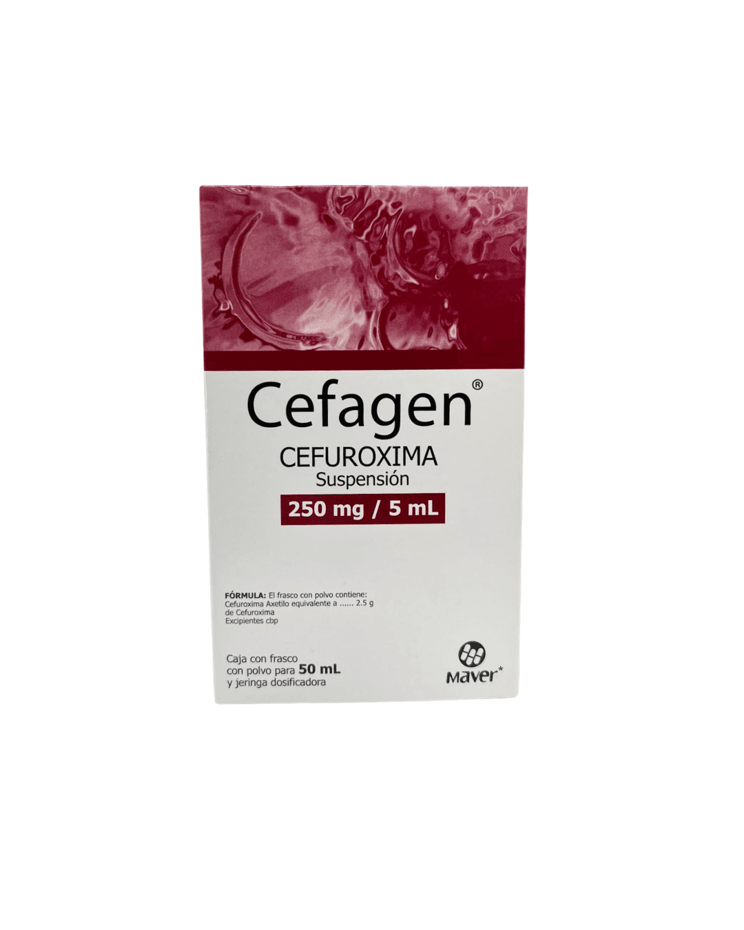 Cefagen suspensión de 250 mg