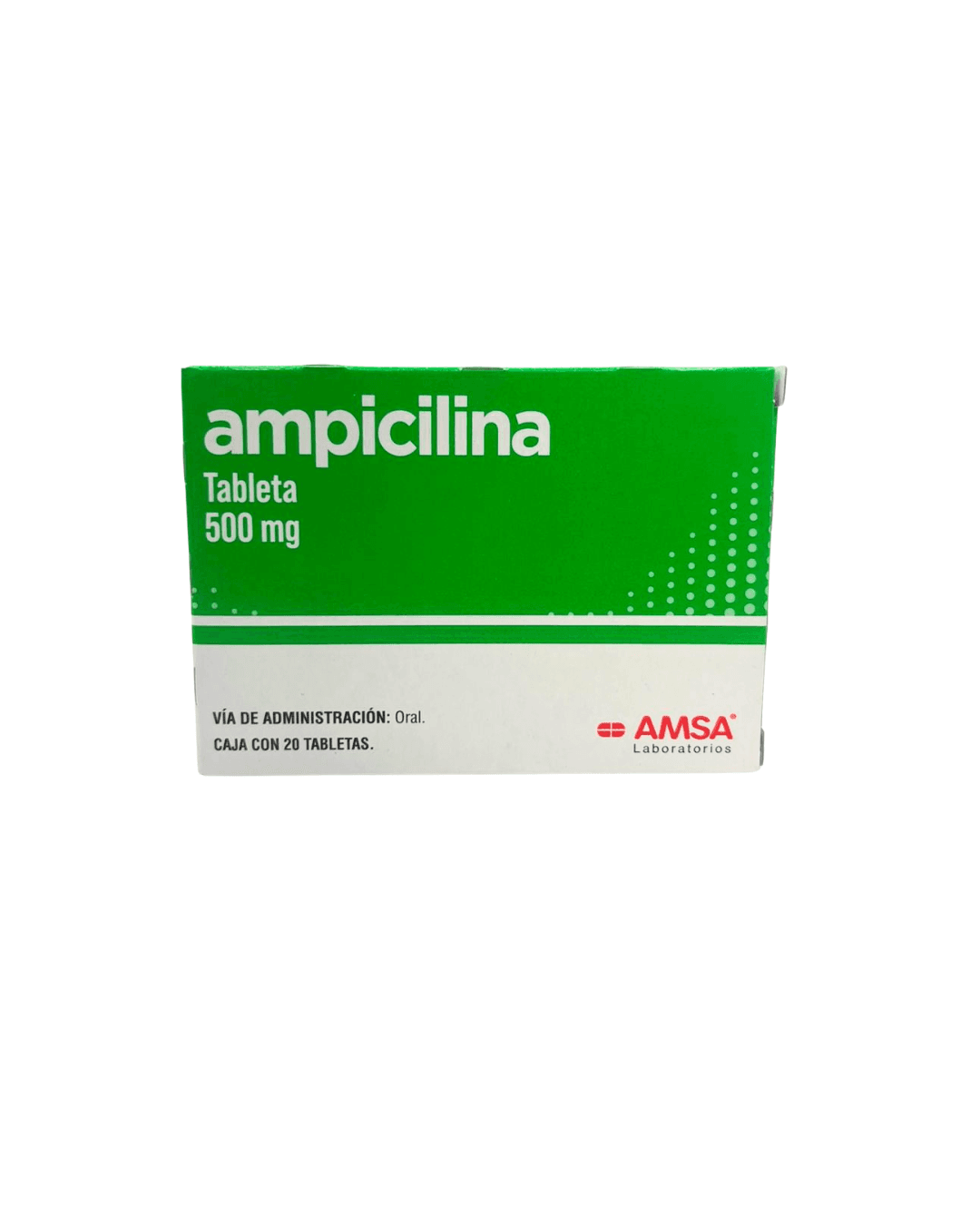 Ampicilina de 500 mg