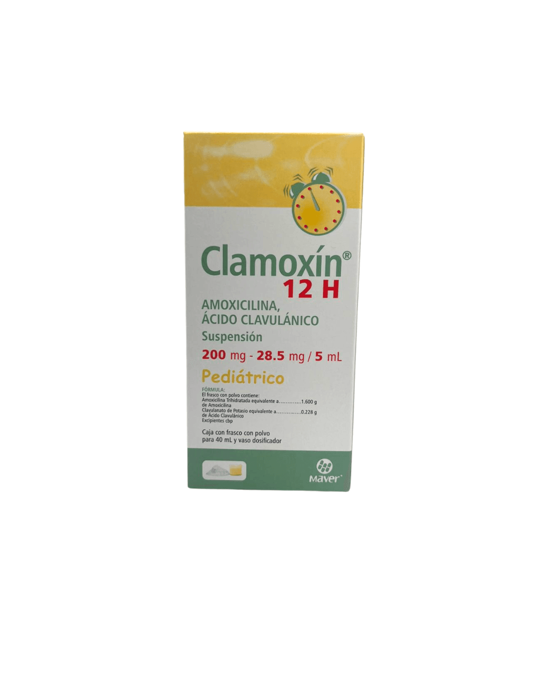 Clamoxín suspensión de 200mg