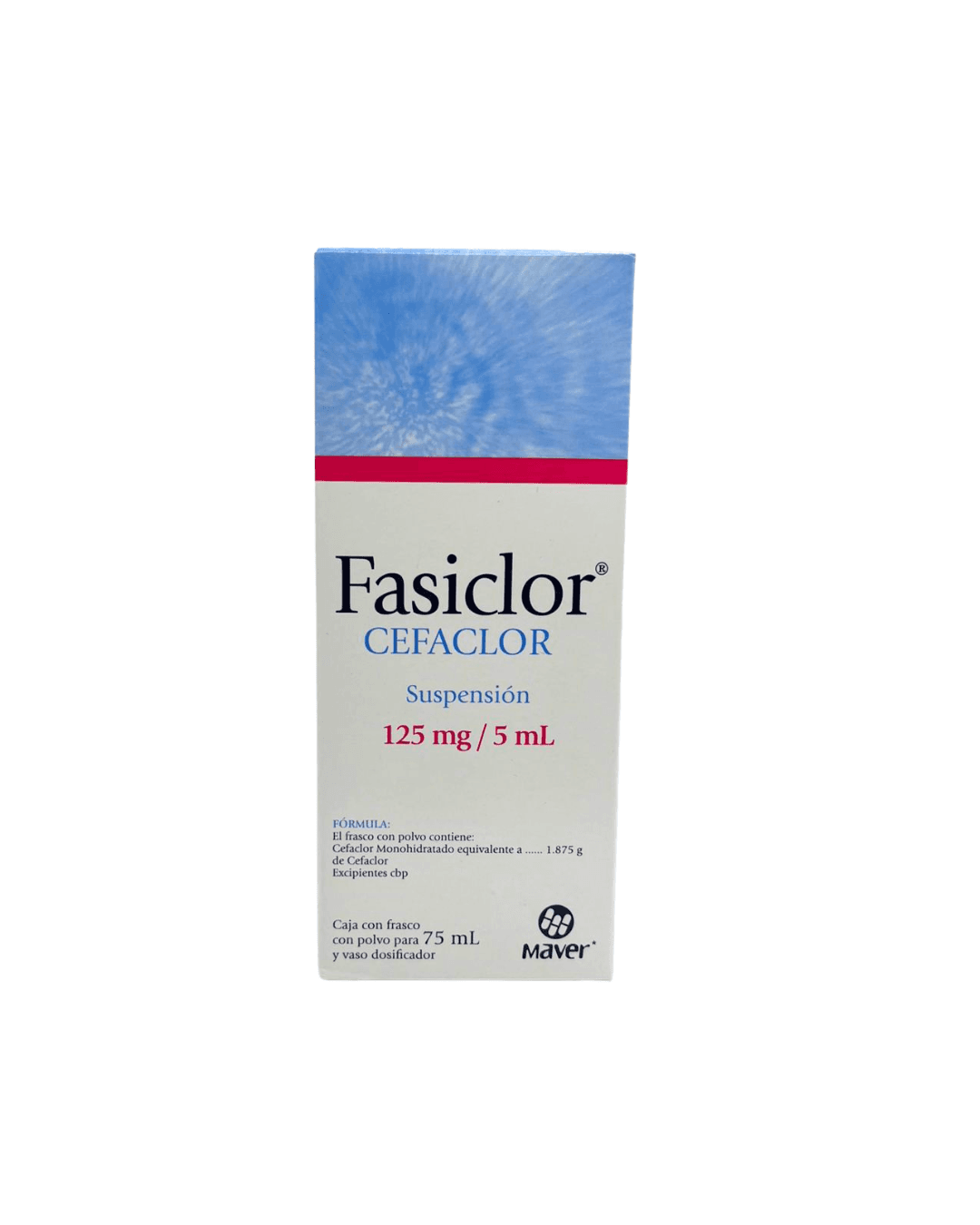 Fasiclor suspension de 125 mg