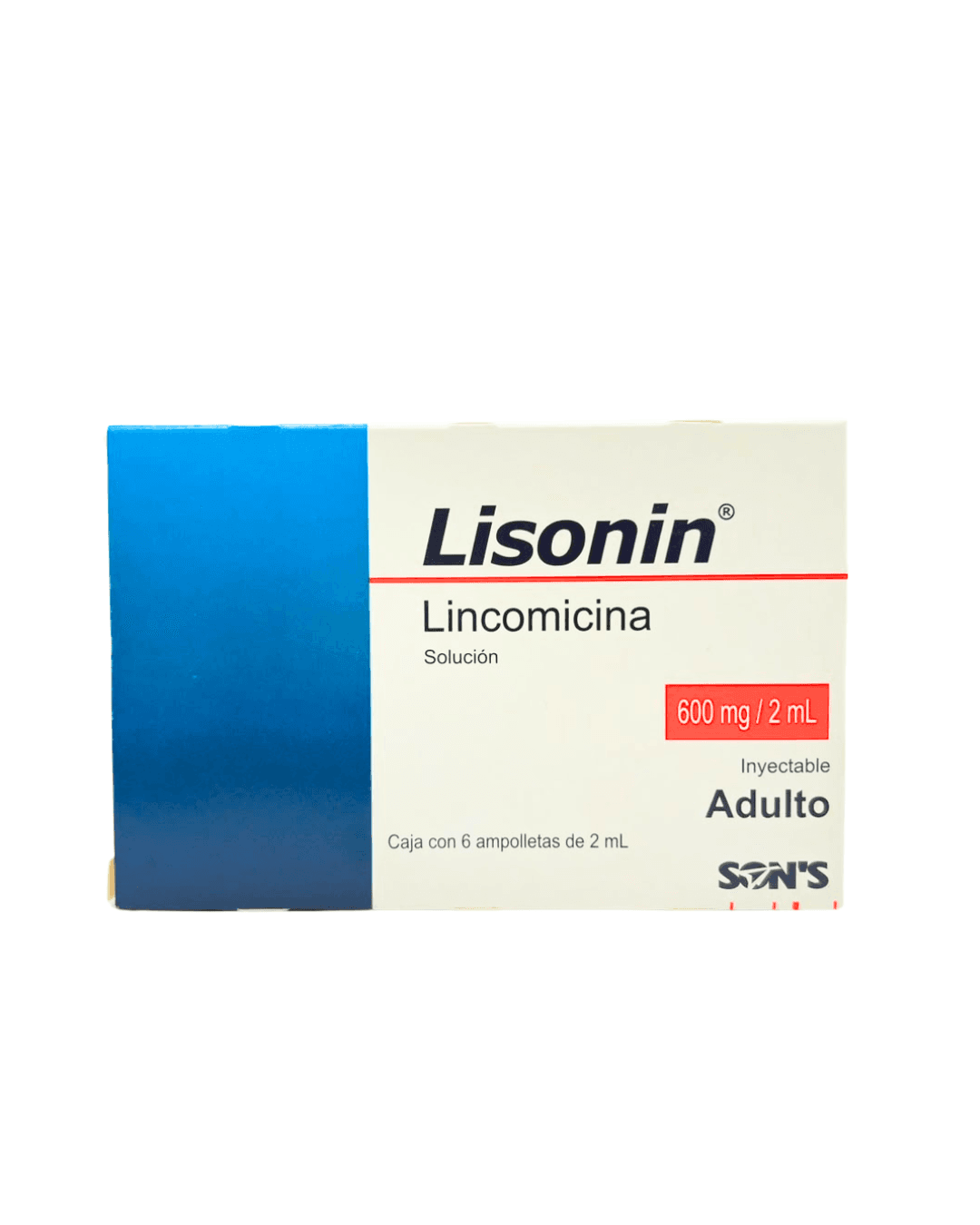 Lisonin 600 mg inyectable