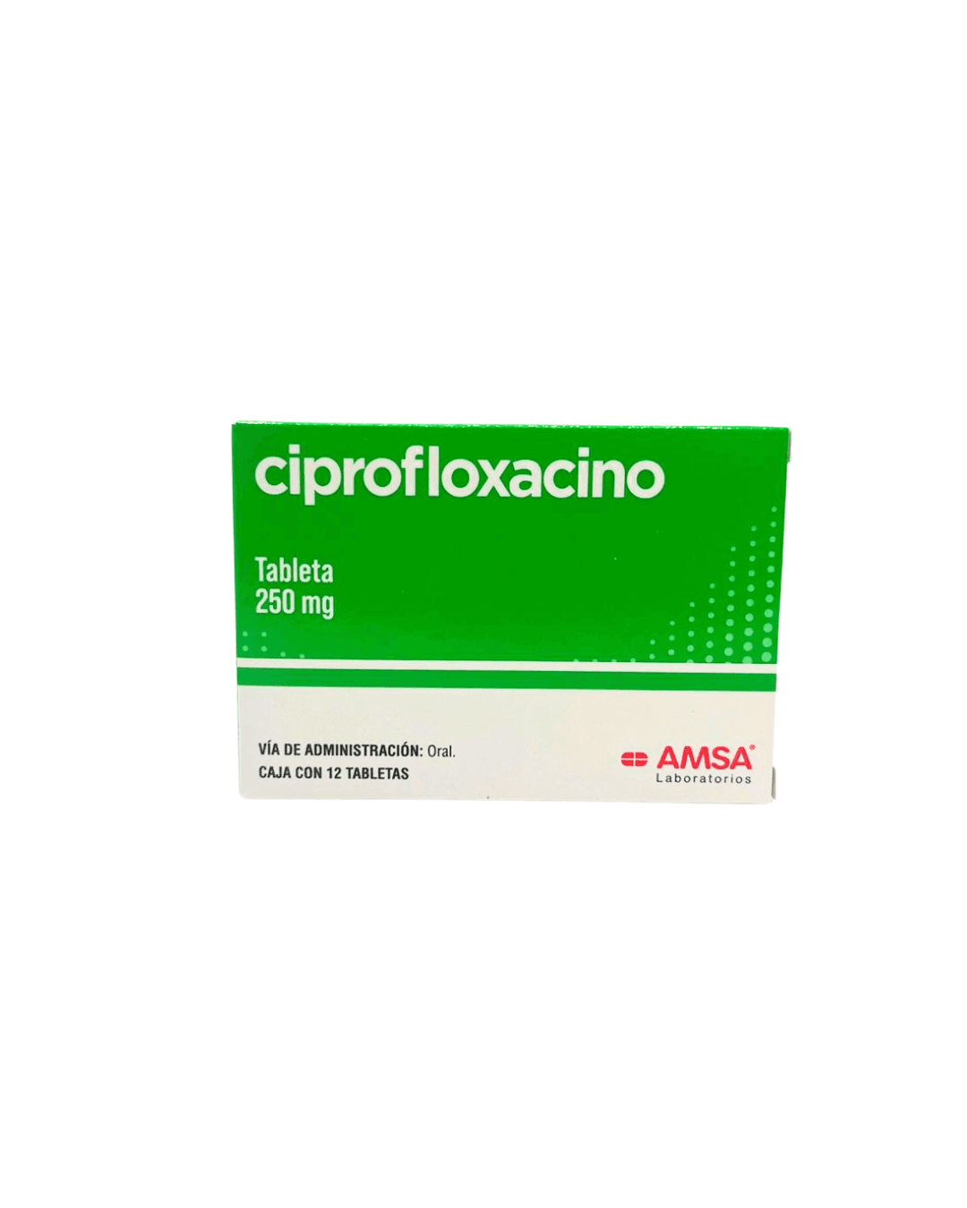 Ciprofloxacino tabletas de 250 mg
