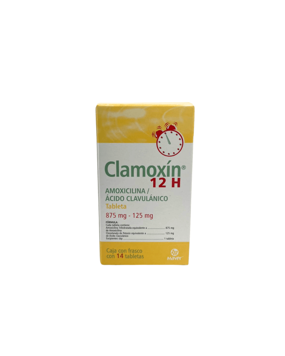 Clamoxin tabletas de 875mg