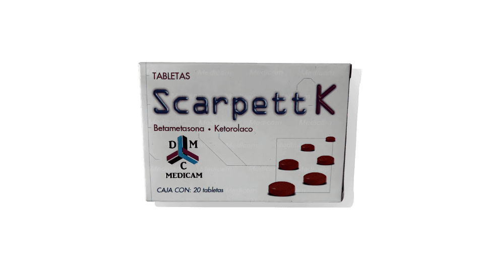 Scarpett K — Betametasona + Ketorolaco