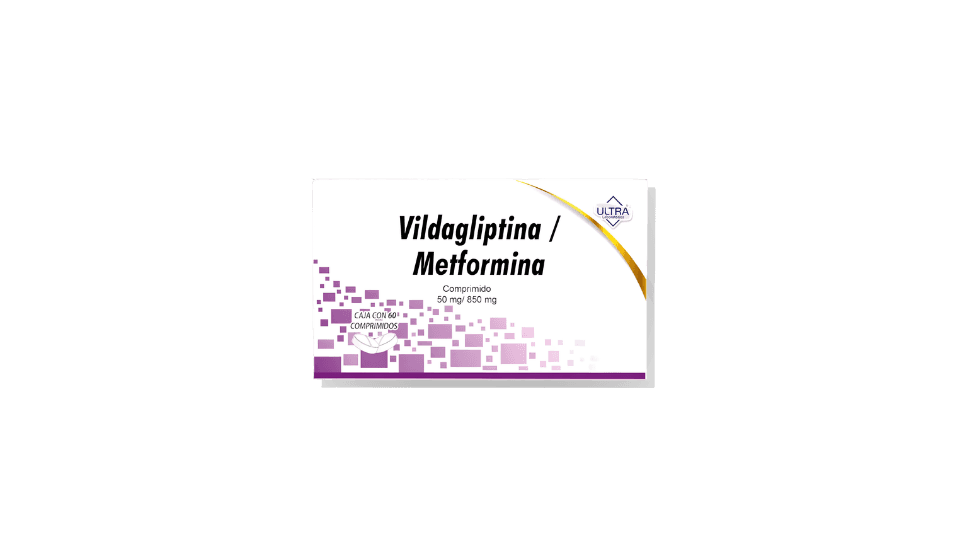 Vildagliptina / Metformina 50/850 mg