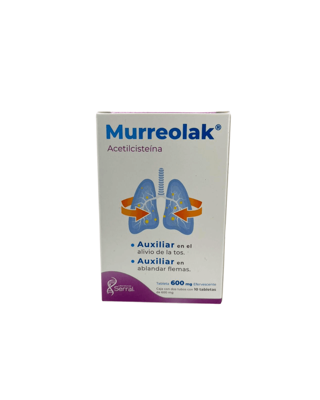 Murreolak tabletas 600mg efervecente