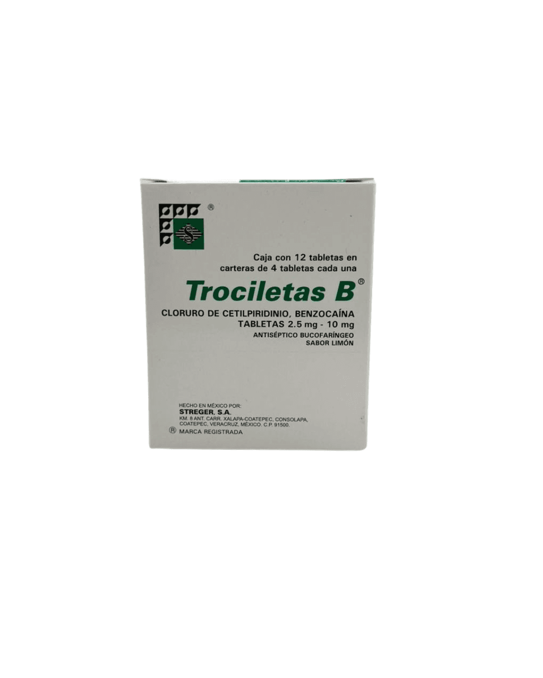 Trociletas B de limon