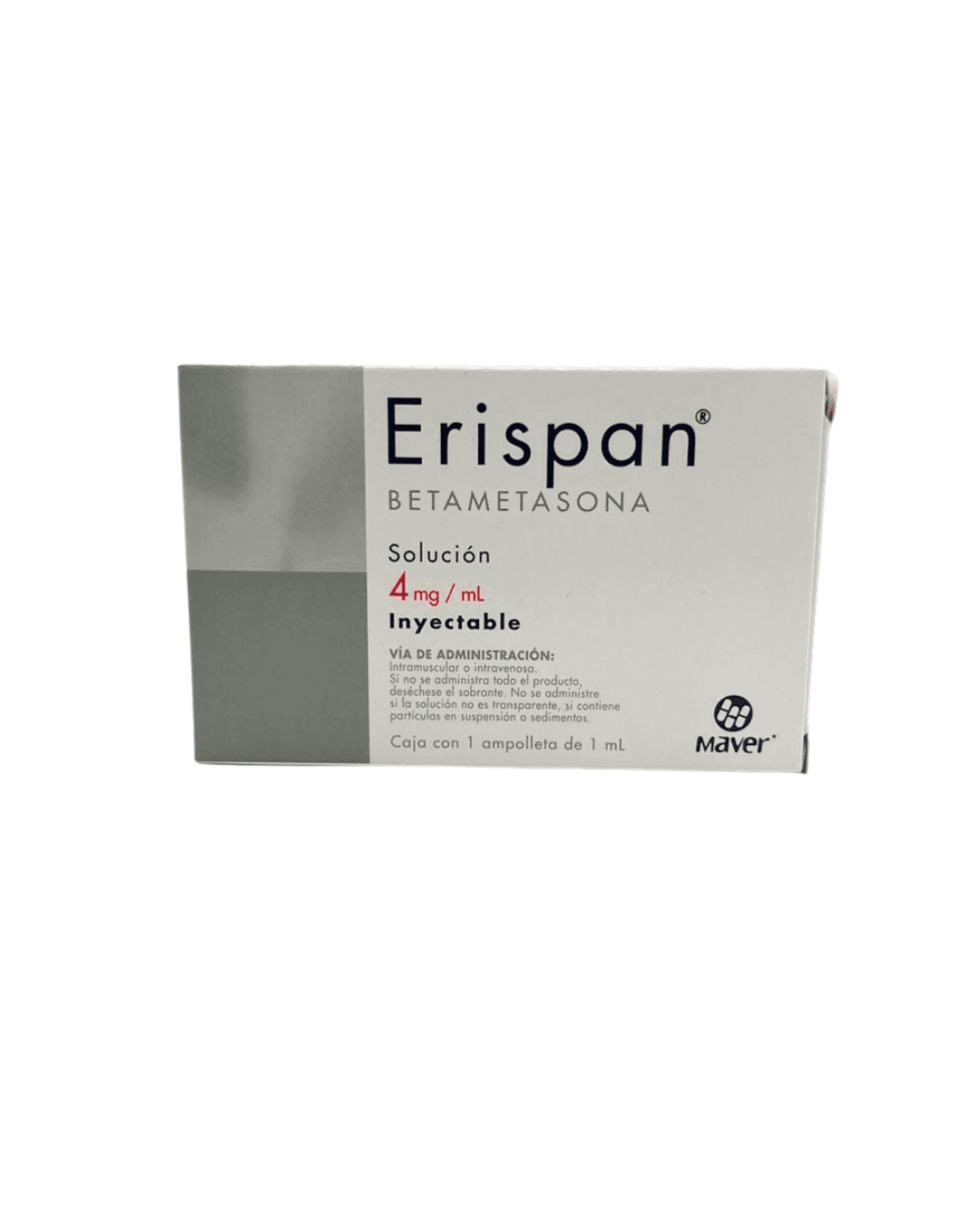 Erispan de 4 mg inyectable