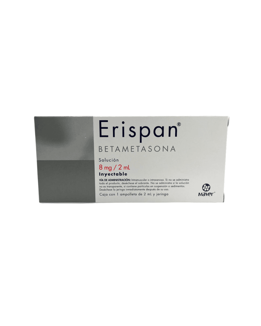 Erispan inyectable de 8 mg
